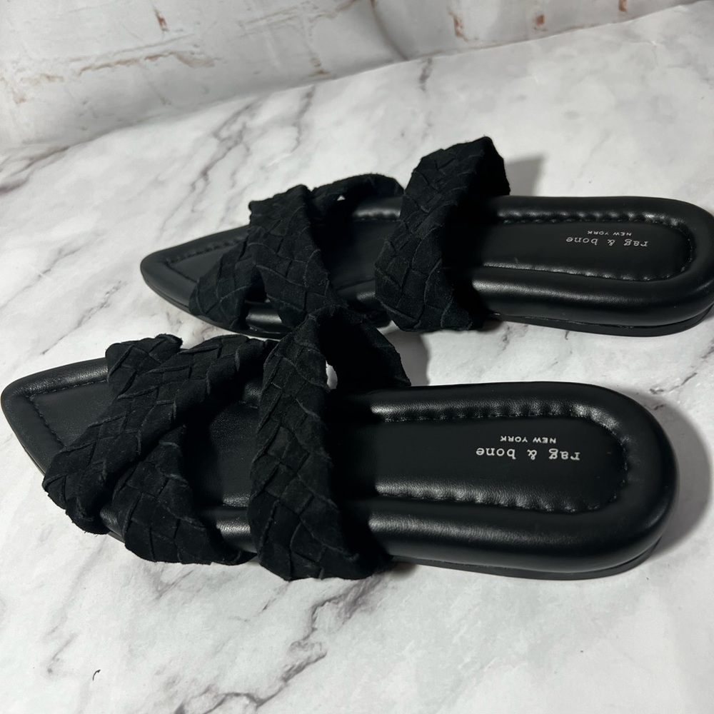 New Rag & Bone Lewis Suede Sandal